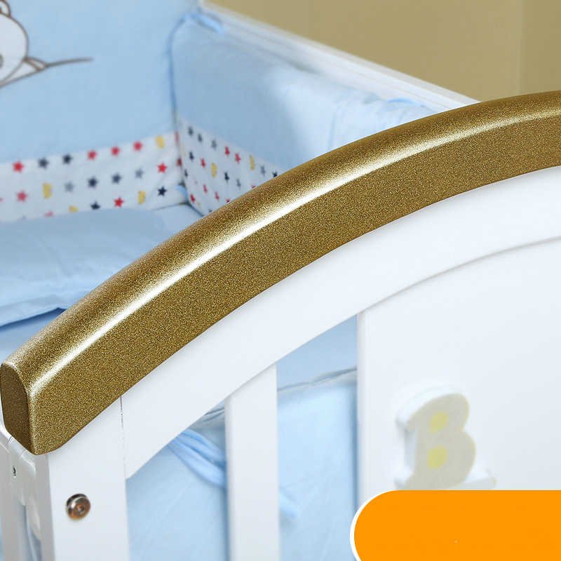 BabyTeddy® 9 in 1 Patented Multifunctional Baby Crib, Baby Wooden