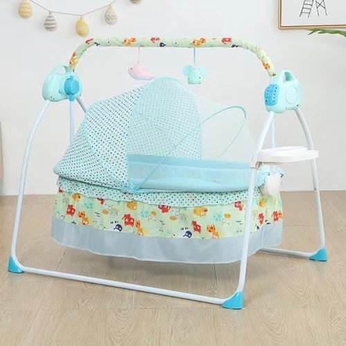 Baby electric Magnetic attraction Swing baby comfort rocking chair BB  cradle